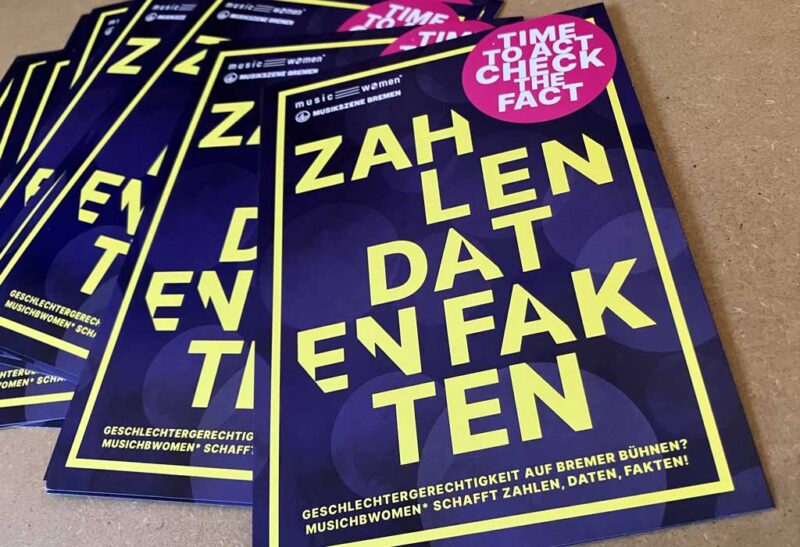 Postkartendesign Bremen von LAKRIZZ - Jana Wiescholek - für musicHBwomen