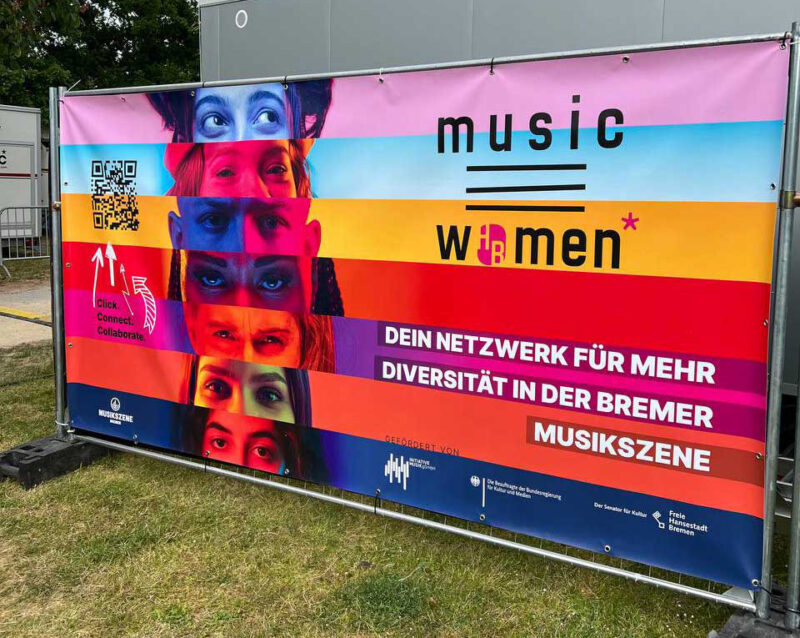 Design Bauzaun Banner Bremen - LAKRIZZ Design Jana Wiescholek
